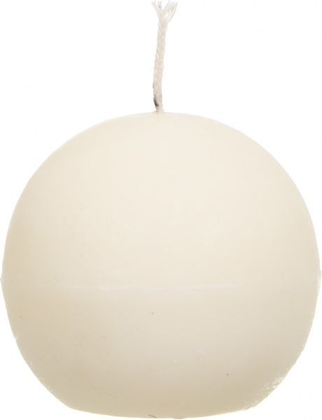 Свічка Рустік куля айворі Luna