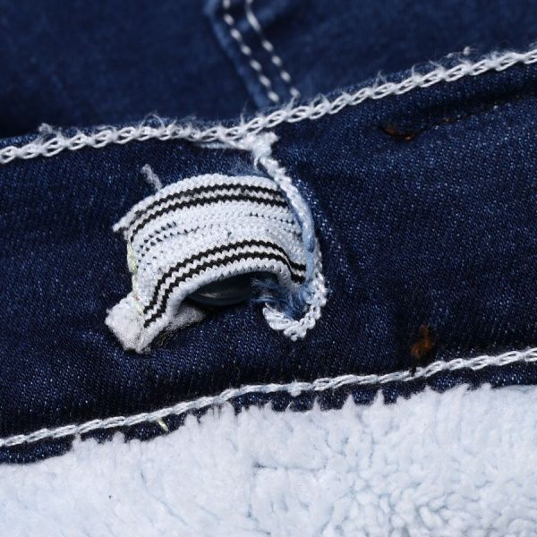 Джинсы Beren Style с бабочкой утепленные р.128-134 2142 