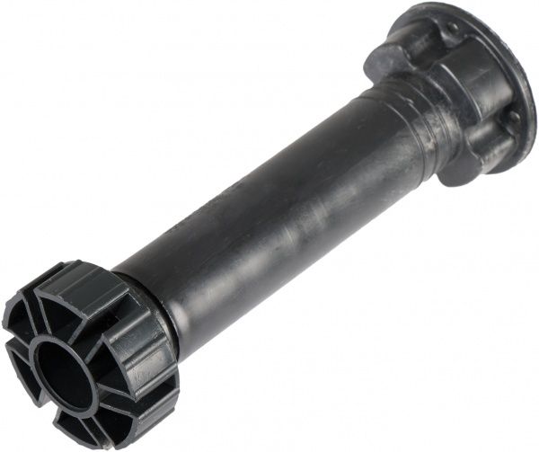 Мебельная ножка DC регулируемая 150 мм черная 