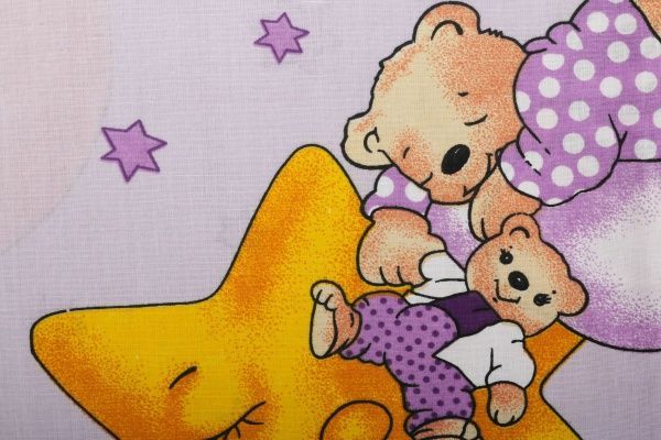 Комплект постільної білизни СЕЛЕНА Ведмедики світло-бузковий 2222233067010 