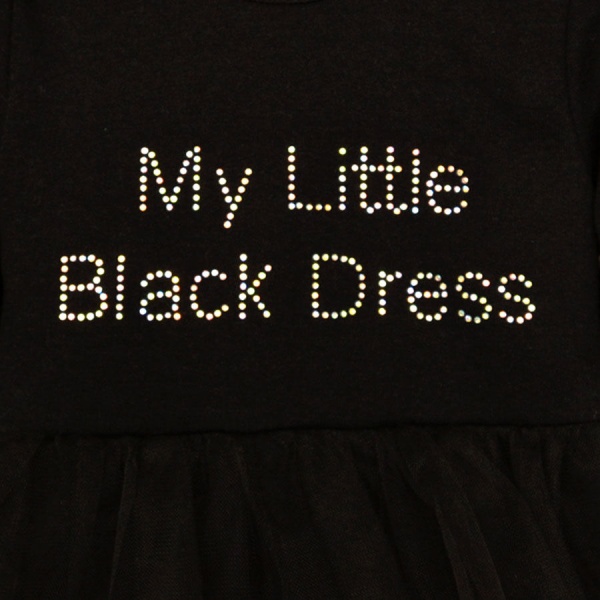 Боді для дівчинки Blanka Моя маленька чорна сукня р.80 чорний 12840 