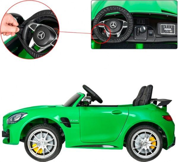 Электромобиль DT детский зеленый C1913