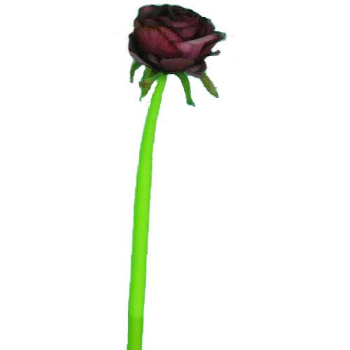 Ручка шариковая Лідер Канц Роза красная 