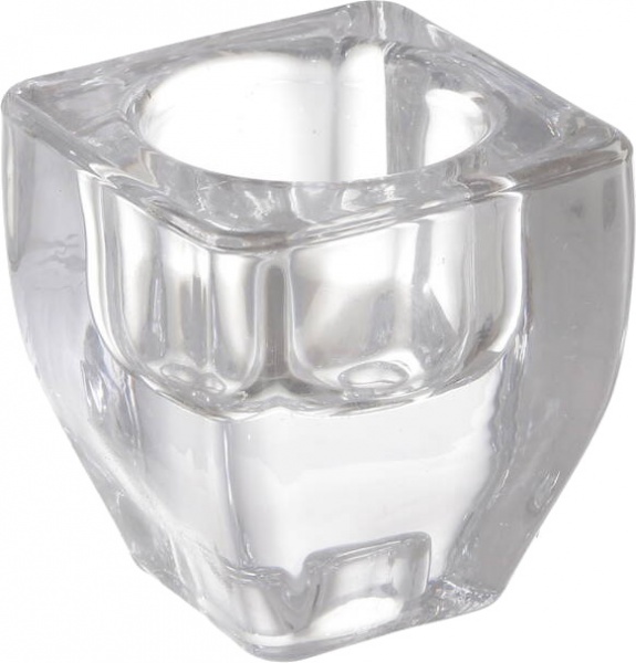 Свічник Royal 6.4х6.4х7.2 см прозорий