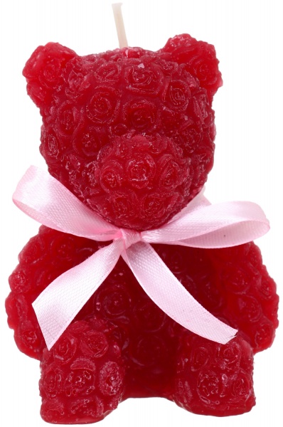 Свеча декоративная Медвежонок 90 мм 140 г в ассортименте Pako-If