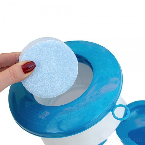 Дозатор плаваючий Intex арт. 29041, 17,8 см (для хімії в таблетках по 20 г)