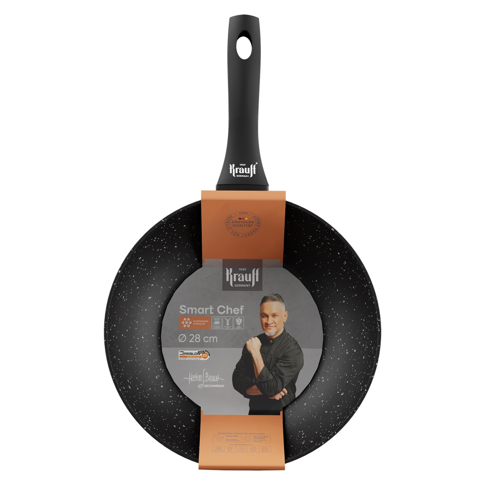 Сковорода wok Krauff 28 см + лопатка кулінарна 25-45-192