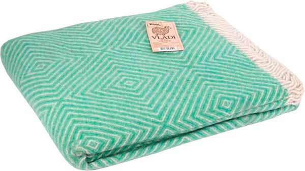 Плед Скиф 140x200 см зеленый Vladi