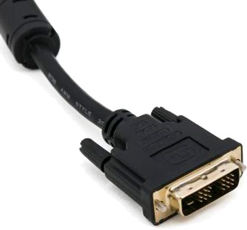 Кабель EXTRADIGITAL DVI-D Single Link 28 AWG PVC 2xFerrites 3 м чорний (KBD1638) 