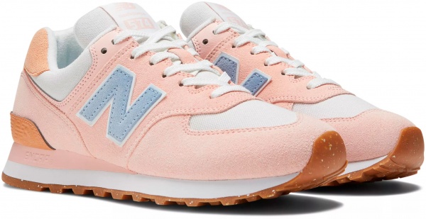 Кроссовки New Balance TEXTILE WL574RB2 р.38 розовый
