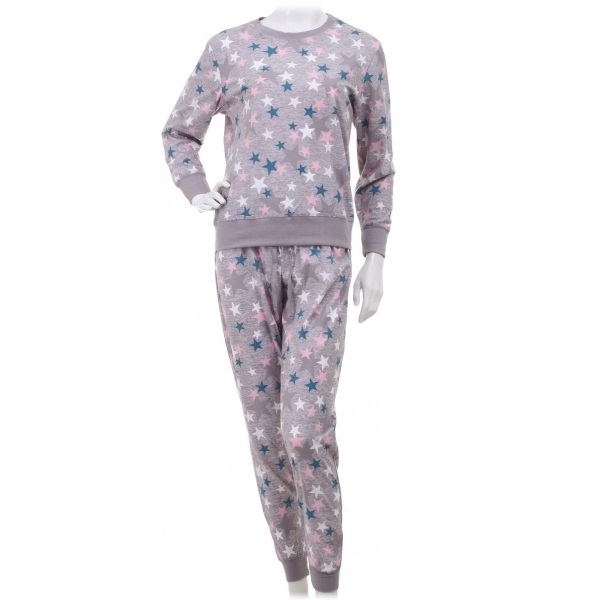 Костюм домашній жіночий La Nuit Home Full of Stars р. XL світло-сірий 
