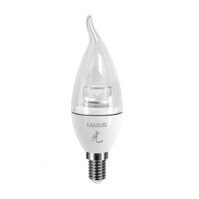 Лампа LED Maxus C37 CL-C 1-LED-331 AL 4 Вт E14 теплый свет