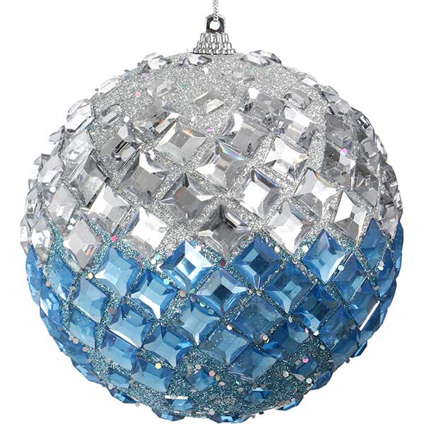 Шарик новогодний Дуэт SDA75110BS 100 мм