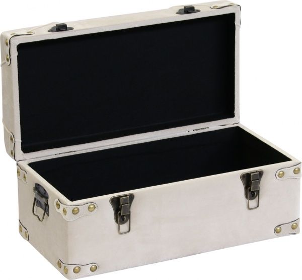 Скриня-пуф Art&Crafts Велюр 50х25х23 см сірий 