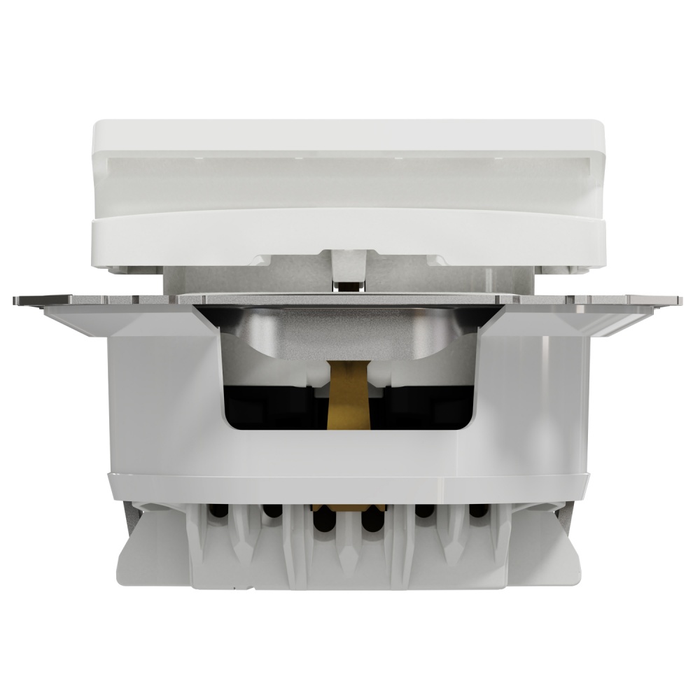 Розетка силовая с заземлением Schneider Electric Sedna Design со шторками с крышкой белый SDD211024