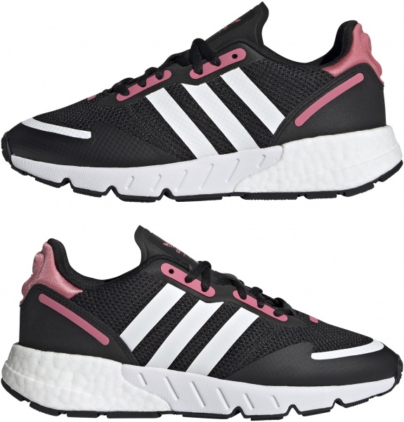Кроссовки Adidas ZX 1K BOOST W FX6872 р.UK 5 черный