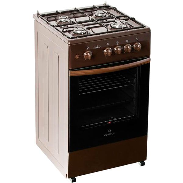 Плита газовая Greta GG 5772 MG 33 (B) (1470-00-07АА коричневая)