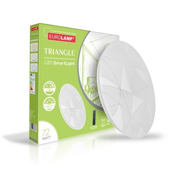 Светильник светодиодный Eurolamp SmartLight Triangle N16 72 Вт белый 3000-6500 К LED-ESL-72W-N16 