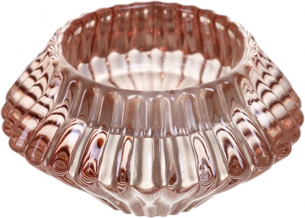 Свічник Royal 7,5х7,5х4,3 см бежевий