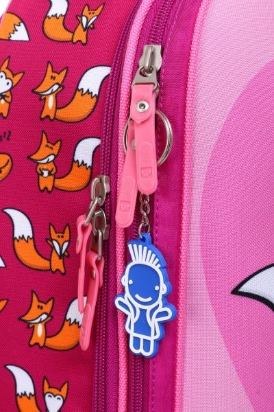 Ранець шкільний Bagland Turtle Littel Fox Love рожевий суб.1035 (13470)