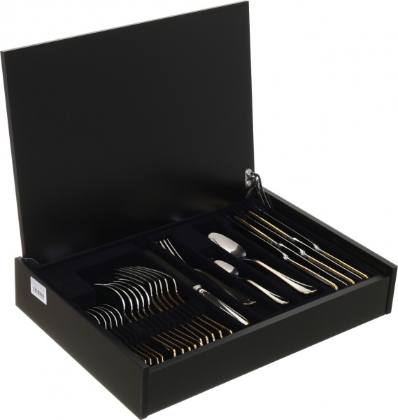 Набір столових приборів Риби DOMUS ORO 24 шт. C45DS/OR Eme