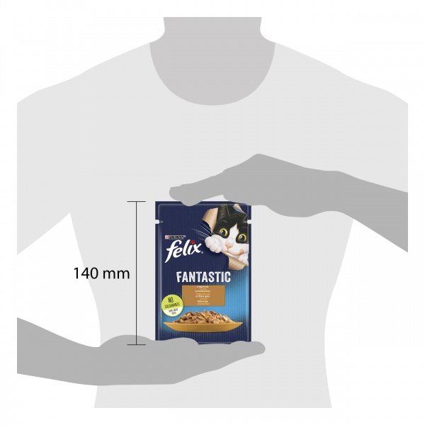 Консерва для котів Felix Fantastic індичка в желе 85 г