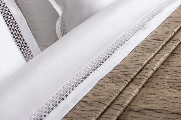 Комплект постільної білизни Veronica Lace 2 білий Gul Guler 