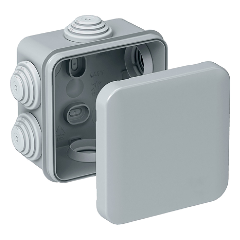 Коробка розподільча з кришкою Neomax поліпропілен NX1049