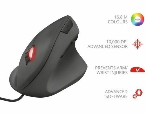 Миша Trust GXT 144 Rexx Vertical gaming mouse black 