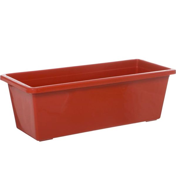 Ящик балконний Тарлев 40 см теракотовий