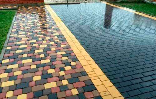 Тротуарная плитка Авеню Брусчатка 20x10x4 см сахара