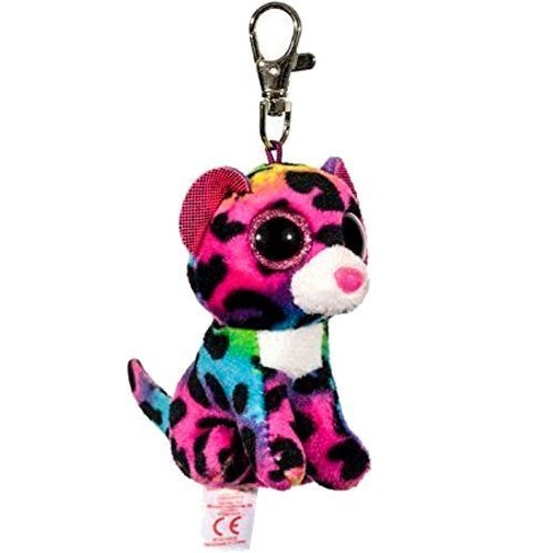 Игрушка-брелок TY Разноцветный леопард 35012 12 см 35012