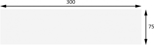 Плитка Cifre Timeless White C2 7,5x30 