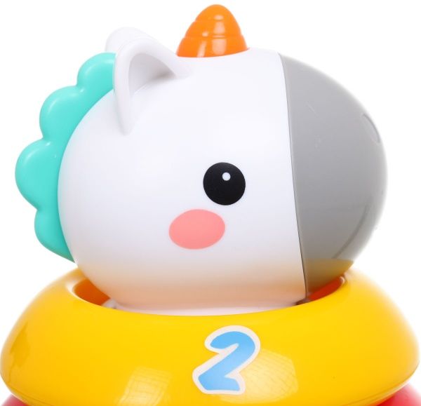 Іграшка музична неваляшка єдиноріг 17 см ODT107089