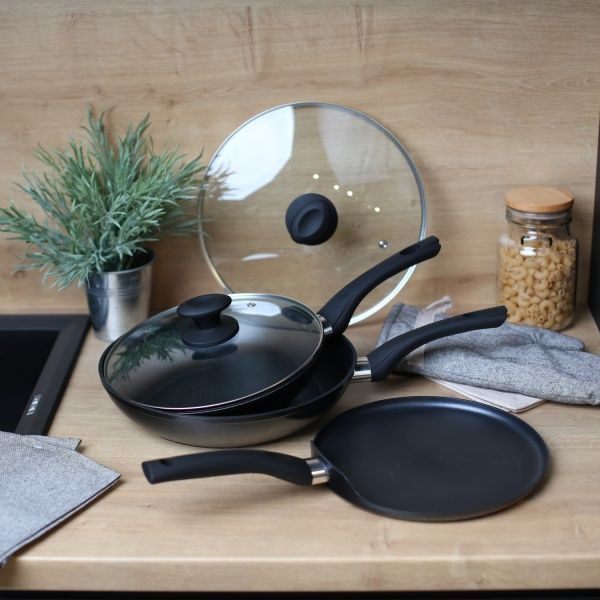 Сковорода з кришкою Home Line 26 см 88378-26 Lessner