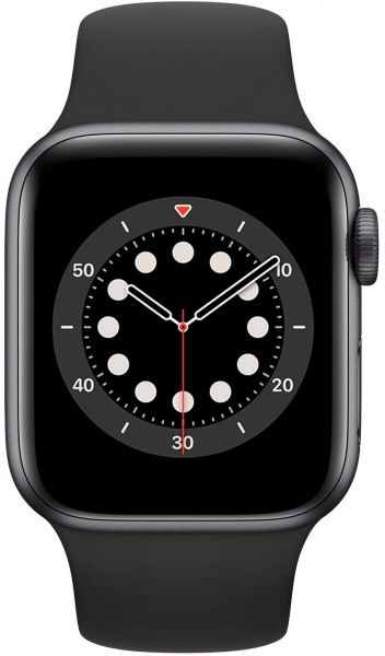 Смарт-годинник Apple Watch Series 6 GPS 44mm space grey Aluminium Case with Black Sport Band(M00H3UL/A)