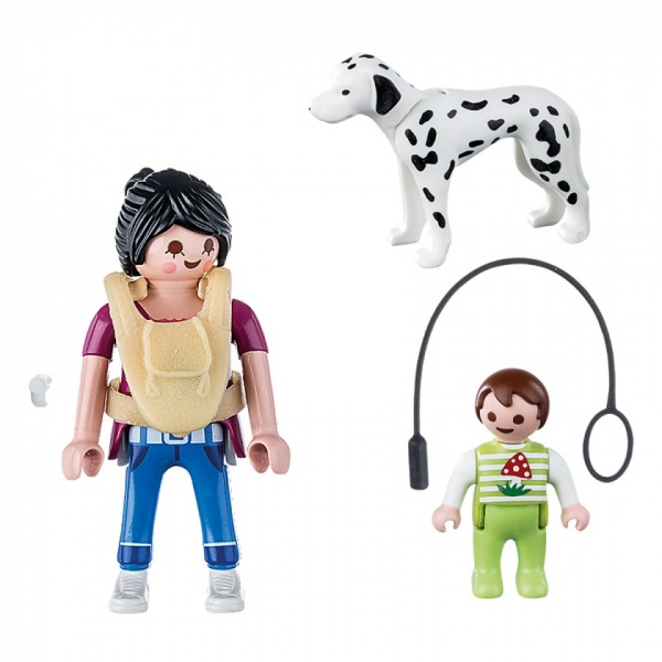 Конструктор Playmobil Мама с ребенком и собакой 70154 6336511