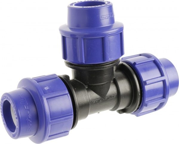 Тройник SantehPlast d25 обжимной