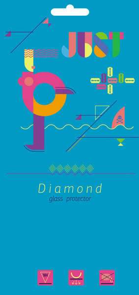 Защитное стекло JUST Diamond Glass Protector для LG G3 Beat/LG G3s/LG G3mini (JST-DMD03-LGG3S) 