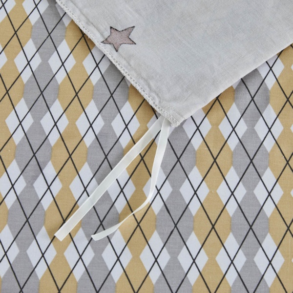 Комплект постільної білизни Doggy 2 сіро-бежевий La Nuit 