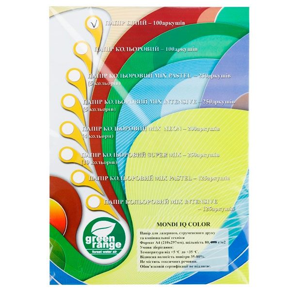 Бумага офисная IQ А4 80 100 листов 