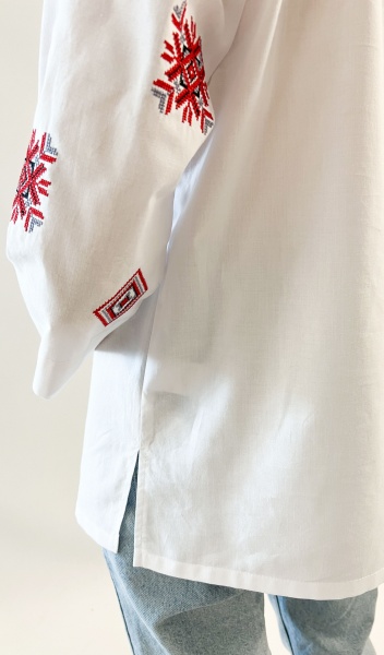 Блуза Едельвіка 38-22/09 орнамент червоно-чорний р. XS 