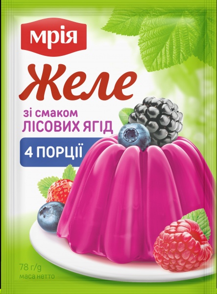 Желе Roshen со вкусом лесных ягод 78 г