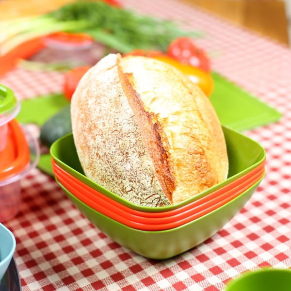 Тарелка глубокая 15х5,5 см хаки Алеана