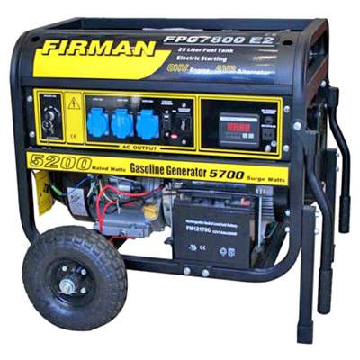 Бензогенератор Firman FPG7800 Е2