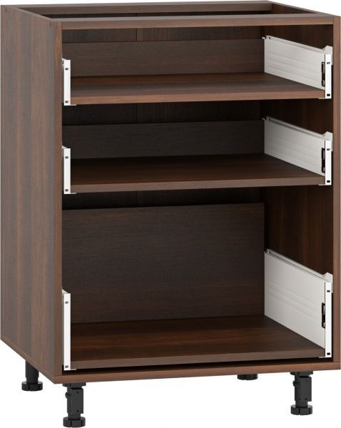 Тумба нижня з метабоксом 600x820x522 мм горіх темний  80327019