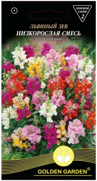 Насіння Golden Garden ротики Низькоросла суміш 0,3 г