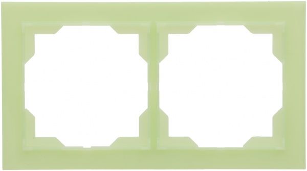 Рамка двухместная ABB NEO универсальная светло-зеленый 3901M-A00120 42