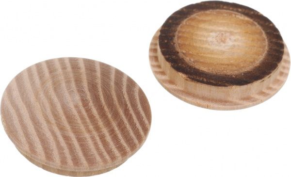 Заглушка деревянная сосна 28 мм 4 шт. 