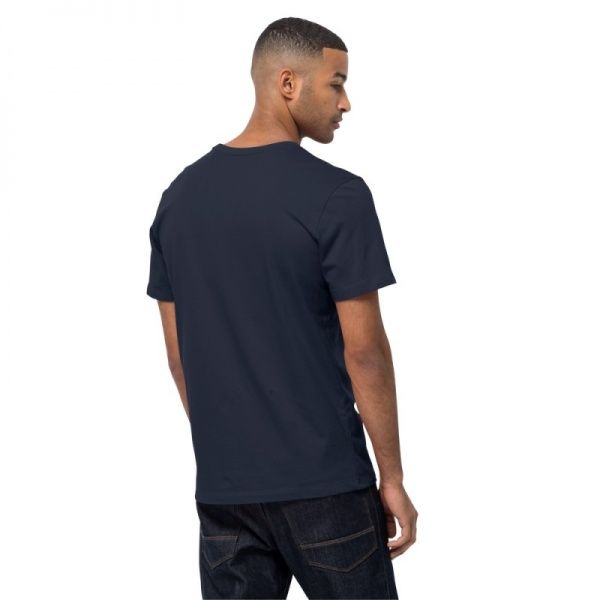 Футболка Jack Wolfskin LAKE MORNING T M 1807771-1010 р. L синій